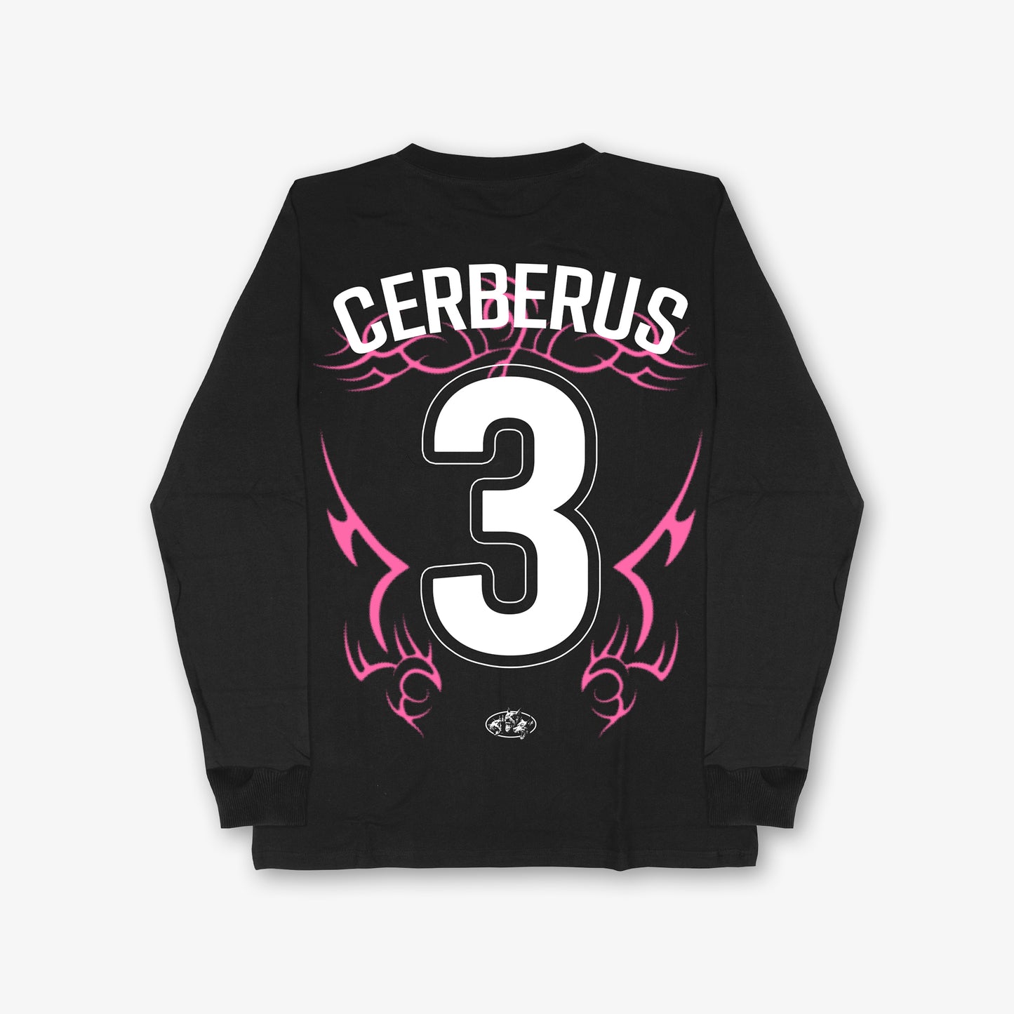 Cerberus Keeper Front And Back Print Longsleeve T-Shirt