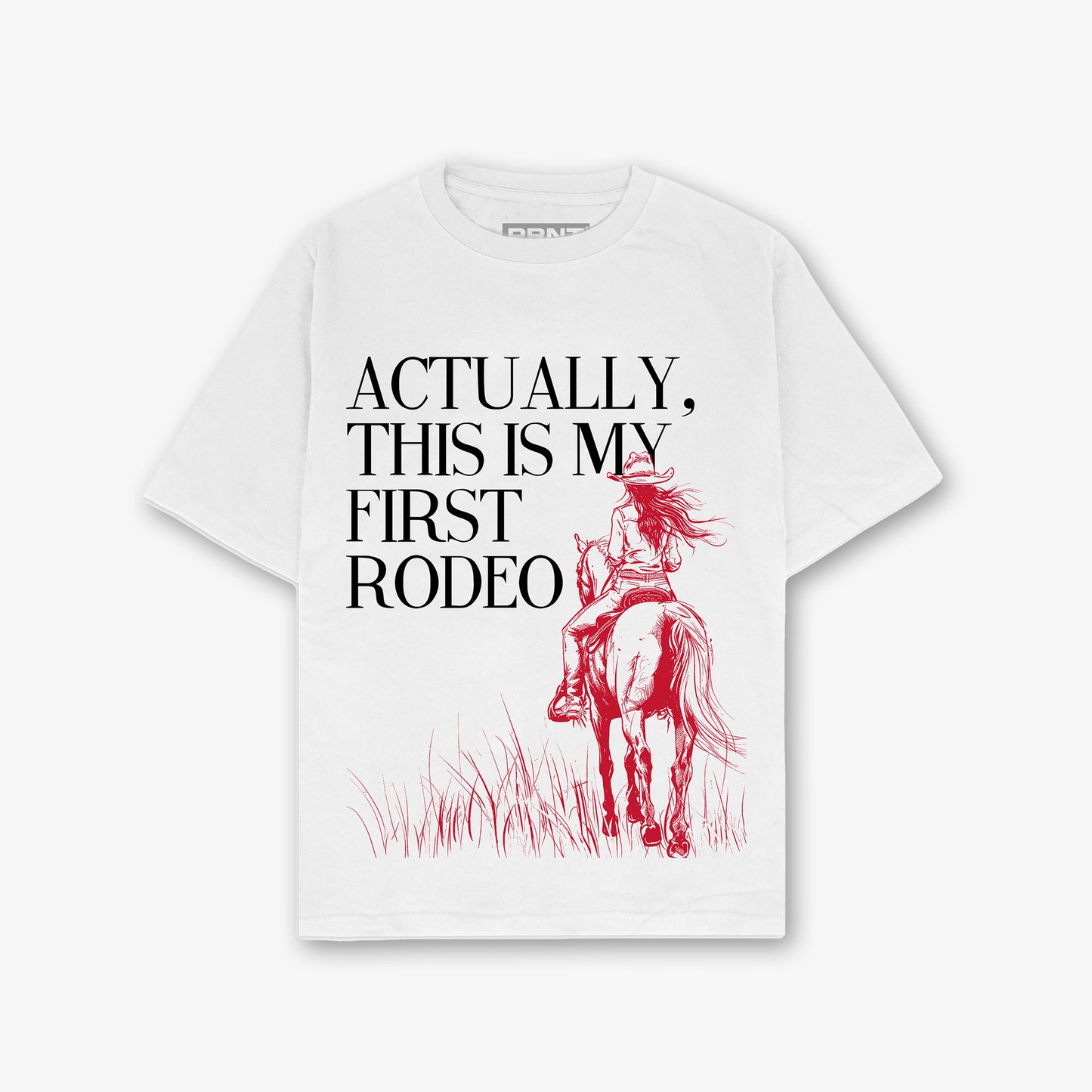 Rodeo Scenic Front Print Relaxed T-Shirt