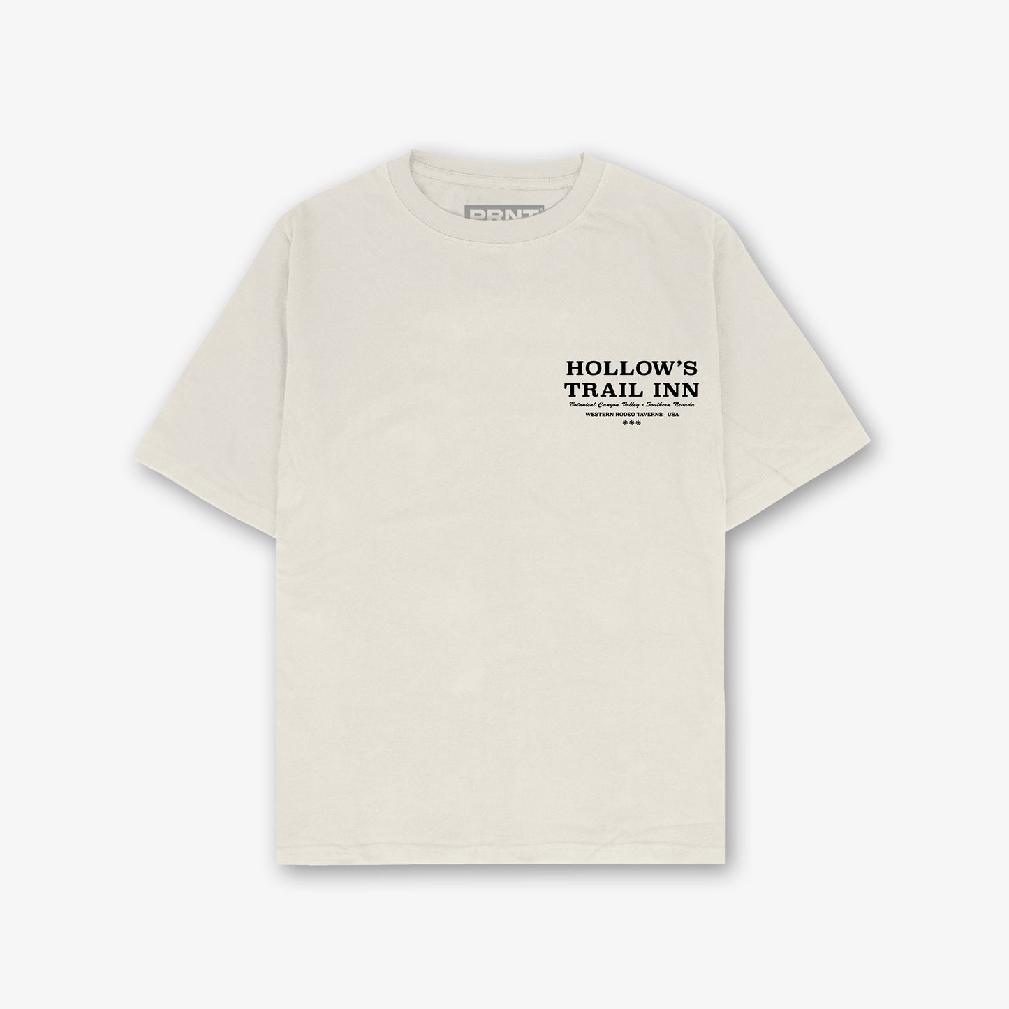 Hollow'S Trail Inn Front And Back Print Washed T-Shirt