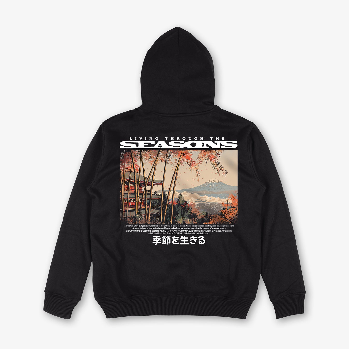 Seasons Hoodie Front And Back Print Classic Hoodie