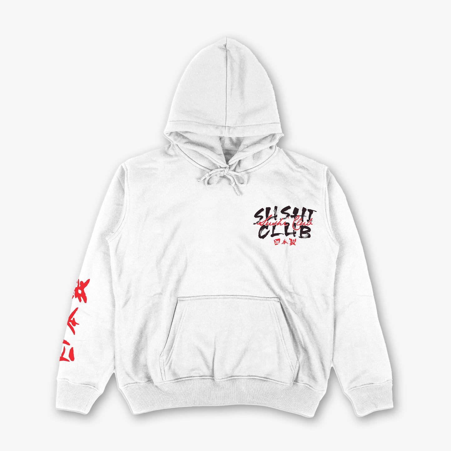 Sushi Club Hoodie Front And Back Print Classic Hoodie