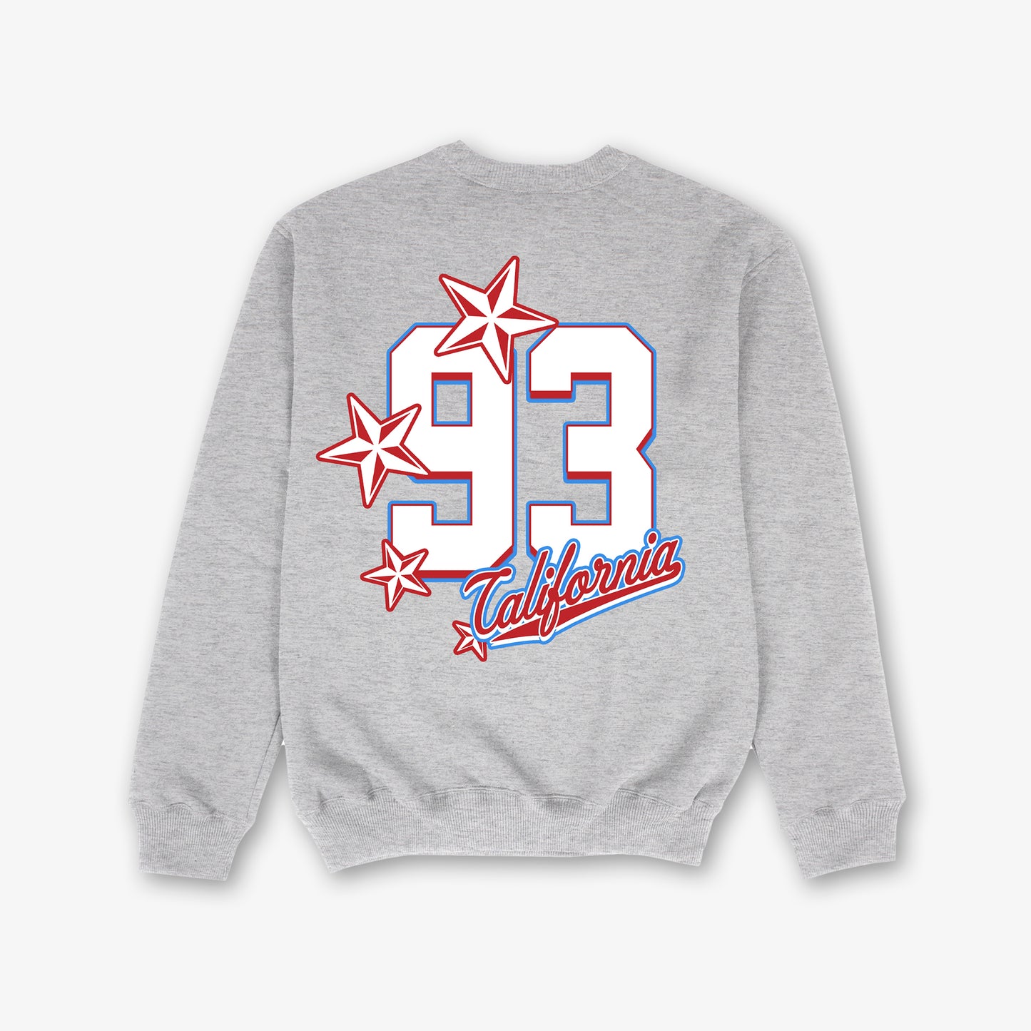 California 93 Front And Back Print Classic Sweatshirt