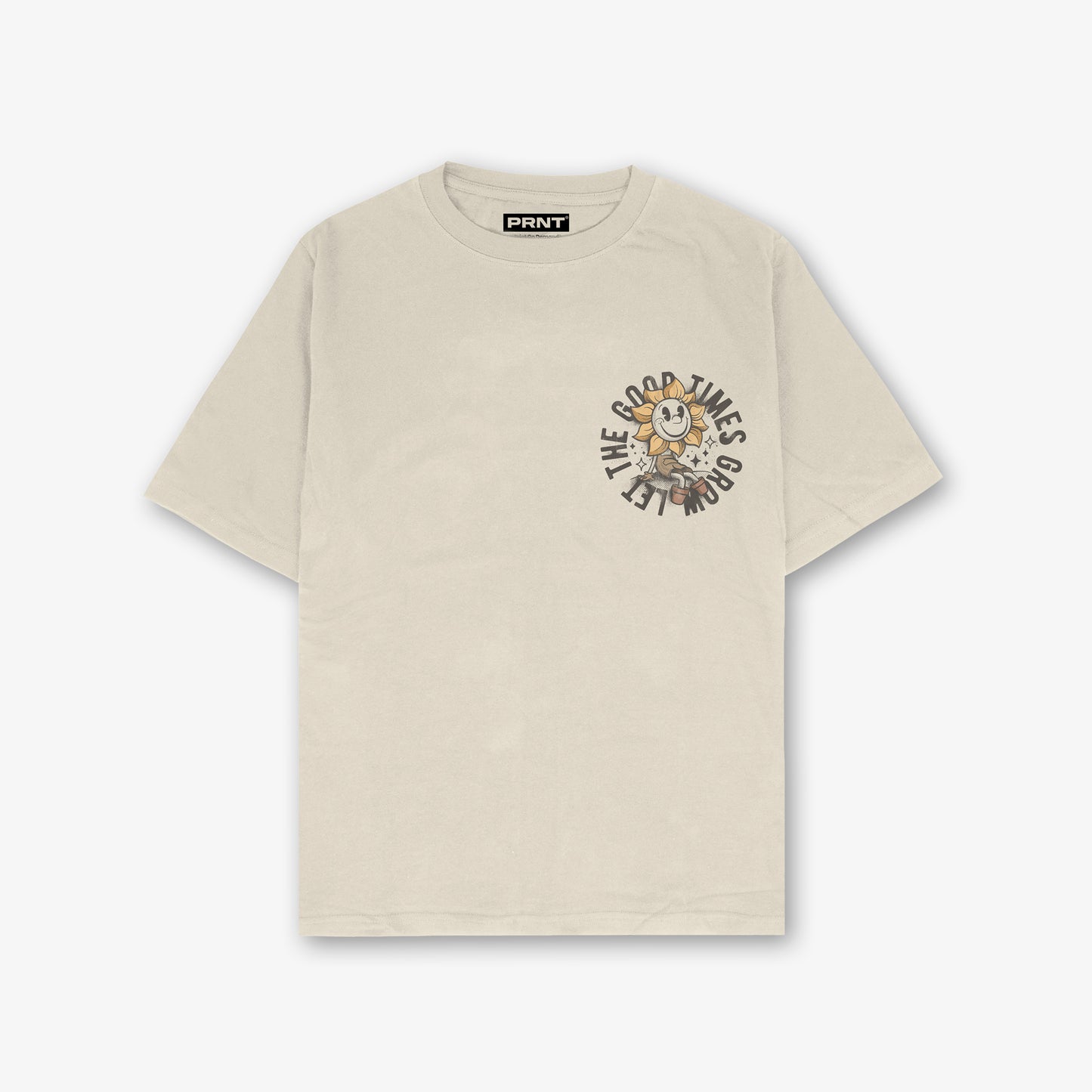 Good Times Graphic T Shirt Front and Back Print