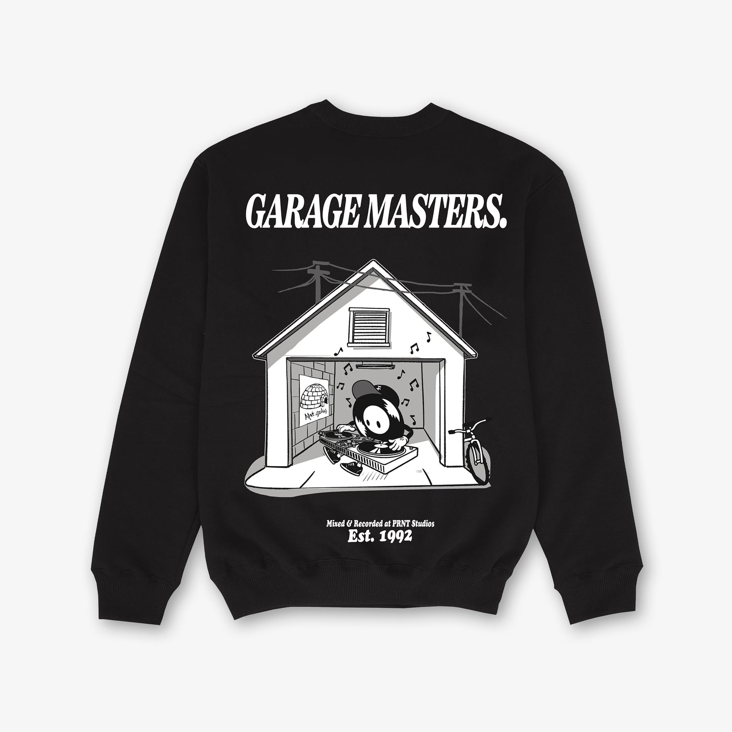 Garage Masters Sw Front And Back Print Sweatshirt
