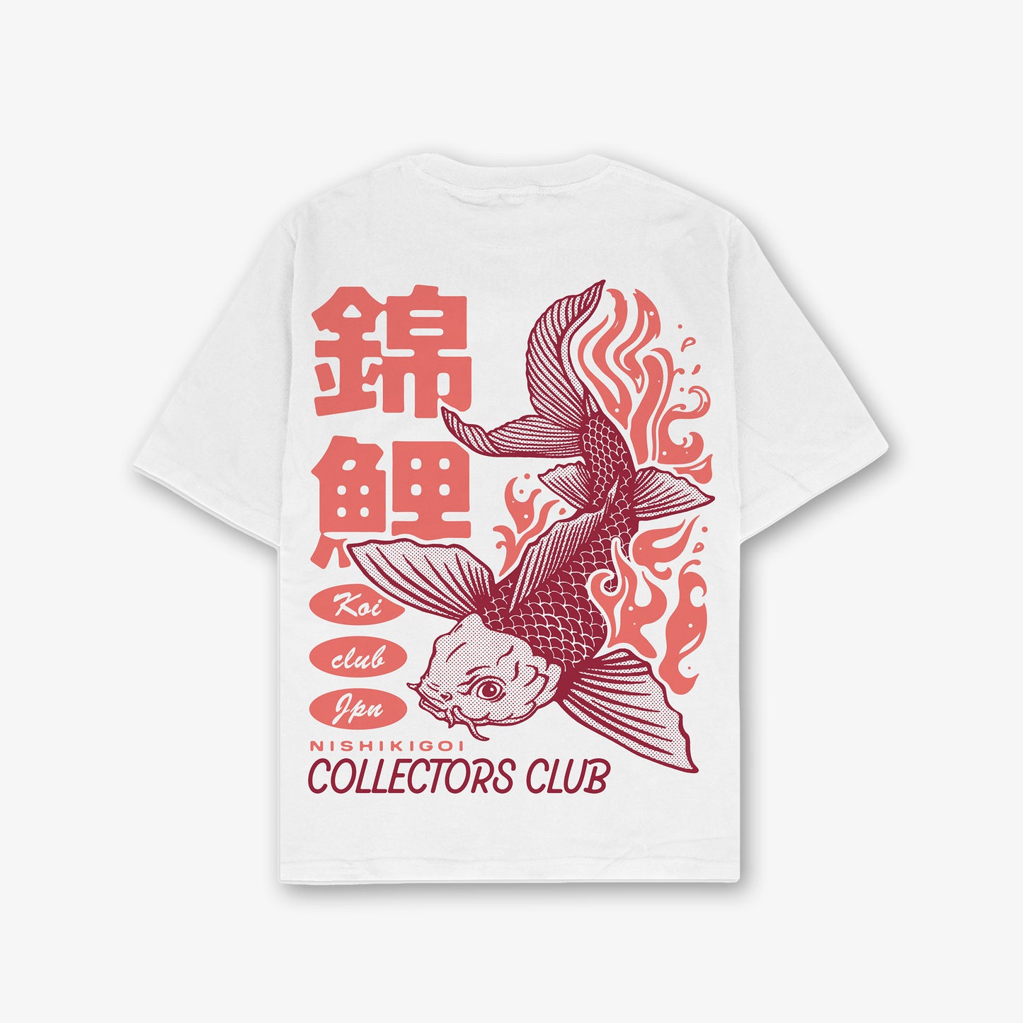 Koi Club Classic Front And Back Print Oversized T-Shirt
