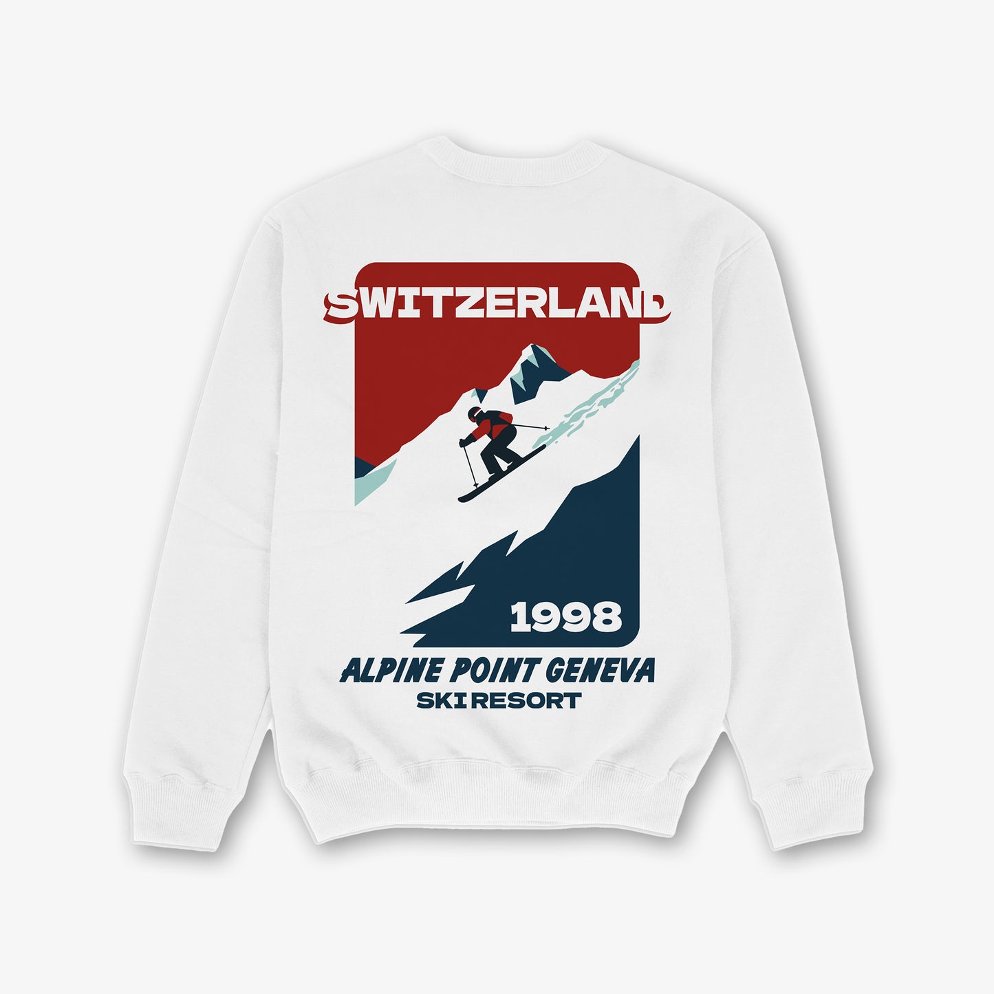 Alpine Point Front And Back Print Sweatshirt