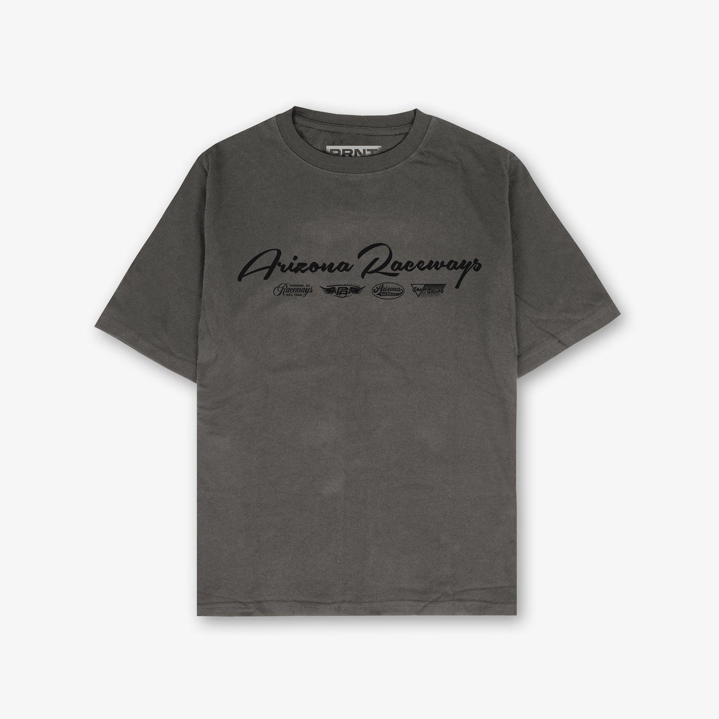 Arizona Mirror Front And Back Print Washed T-shirt
