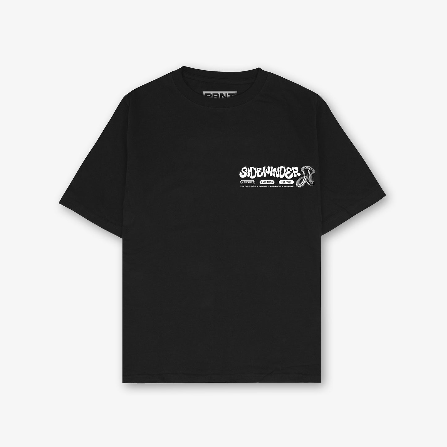 Sidewinder Chrome Front And Back Print Oversized T-Shirt