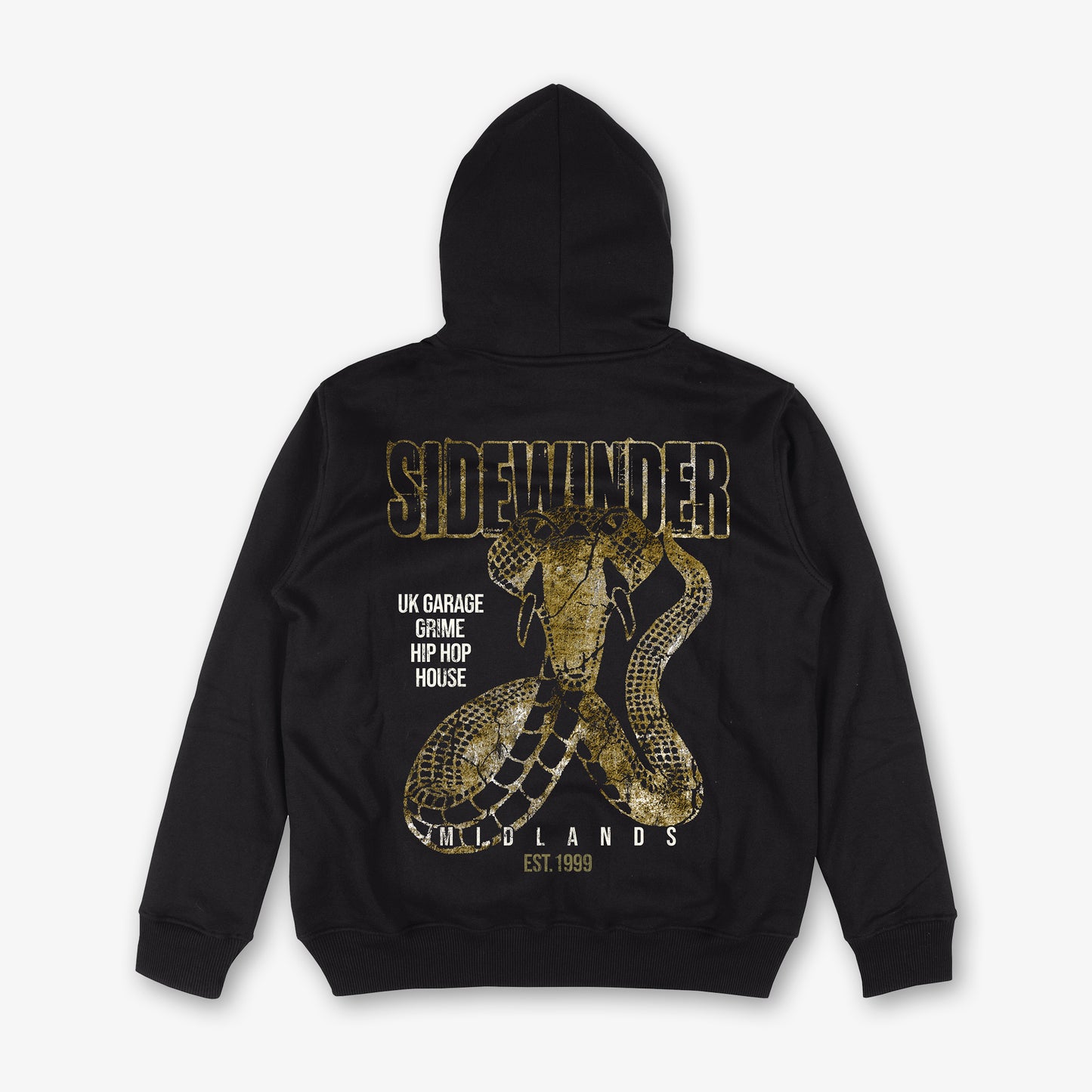 Sidewinder Grunge Front And Back Print Hood