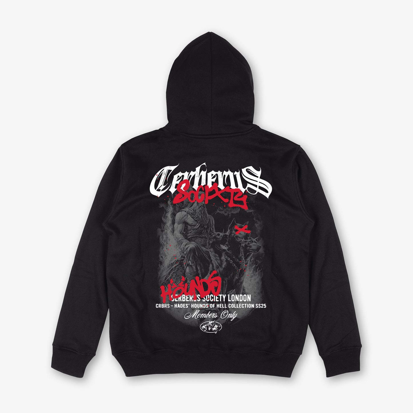 Cerberus Hounds Front Print And Back Print Hood