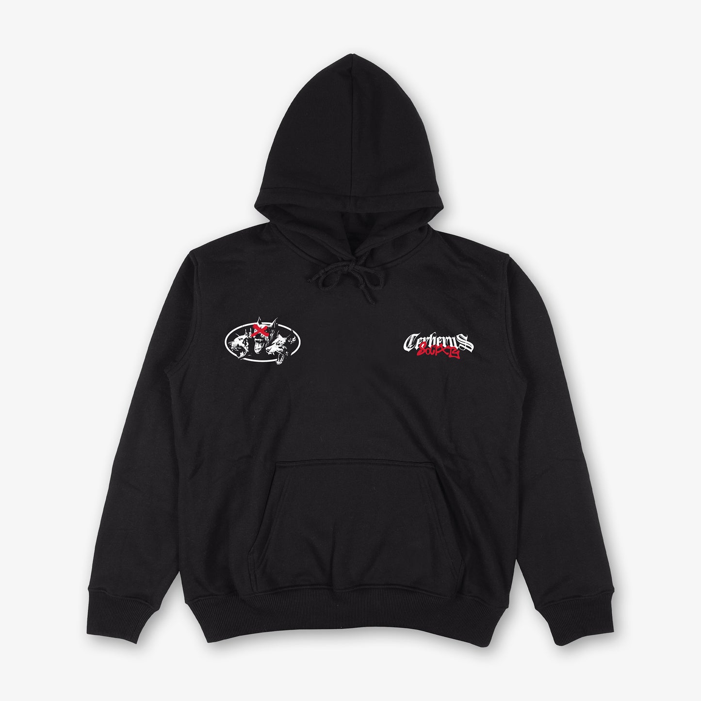 Cerberus Hounds Front Print And Back Print Hood