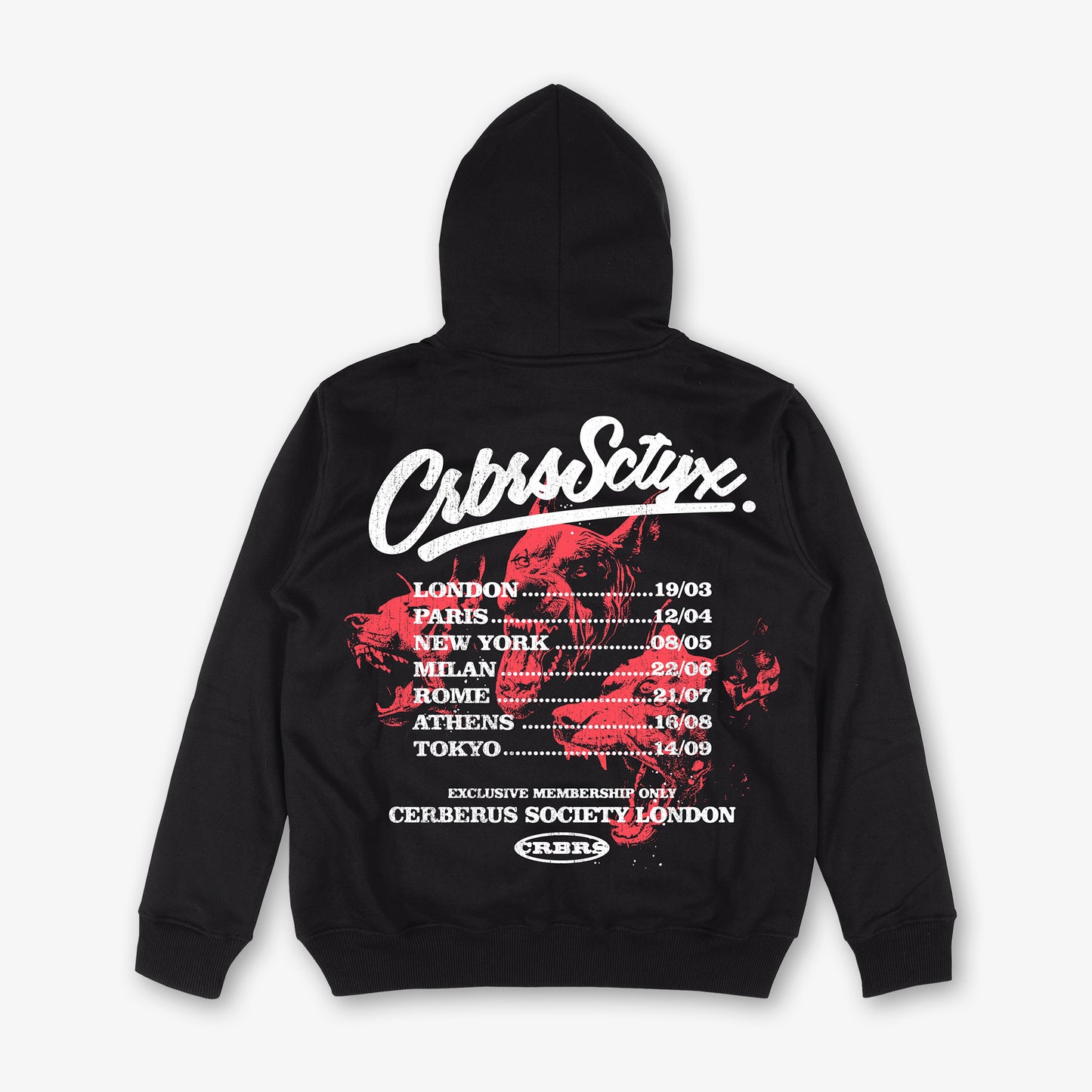 Cerberus Society Front Print And Back Print Hood