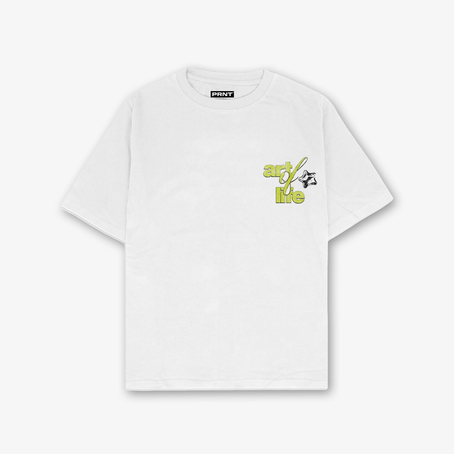 Aol Cherry Front Print And Back Print Oversized T-Shirt
