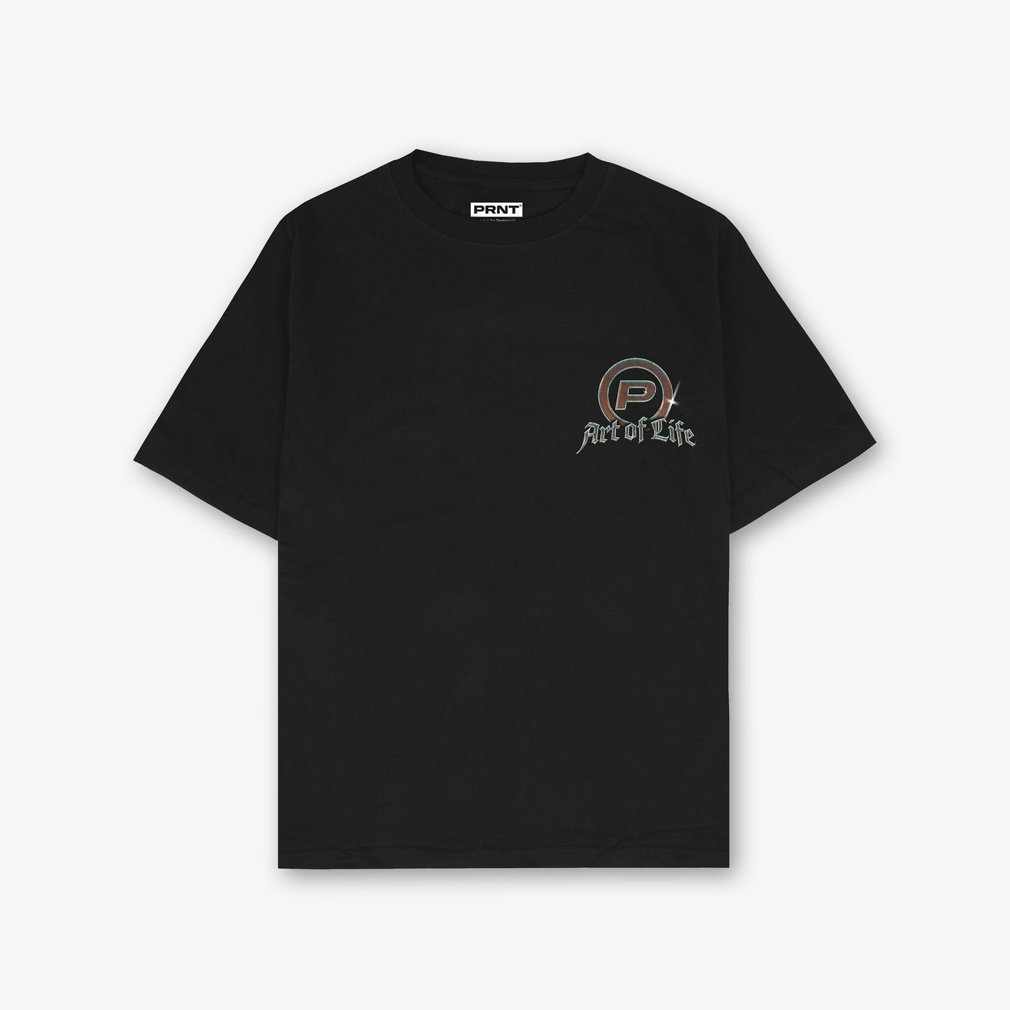 Aol Surreal Front Print And Back Print Relaxed T-Shirt