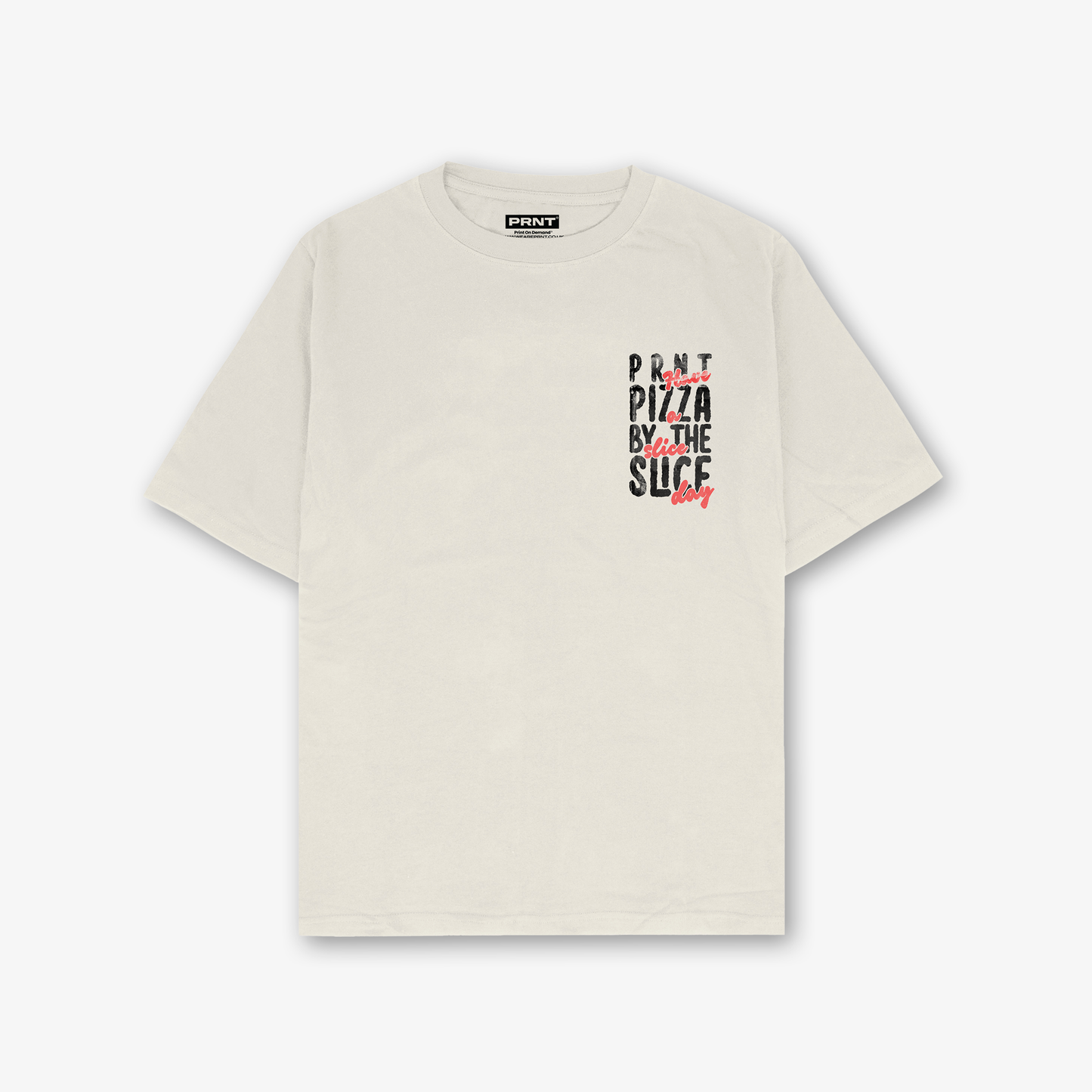Slice Day T-Shirt In Ecru Overdye