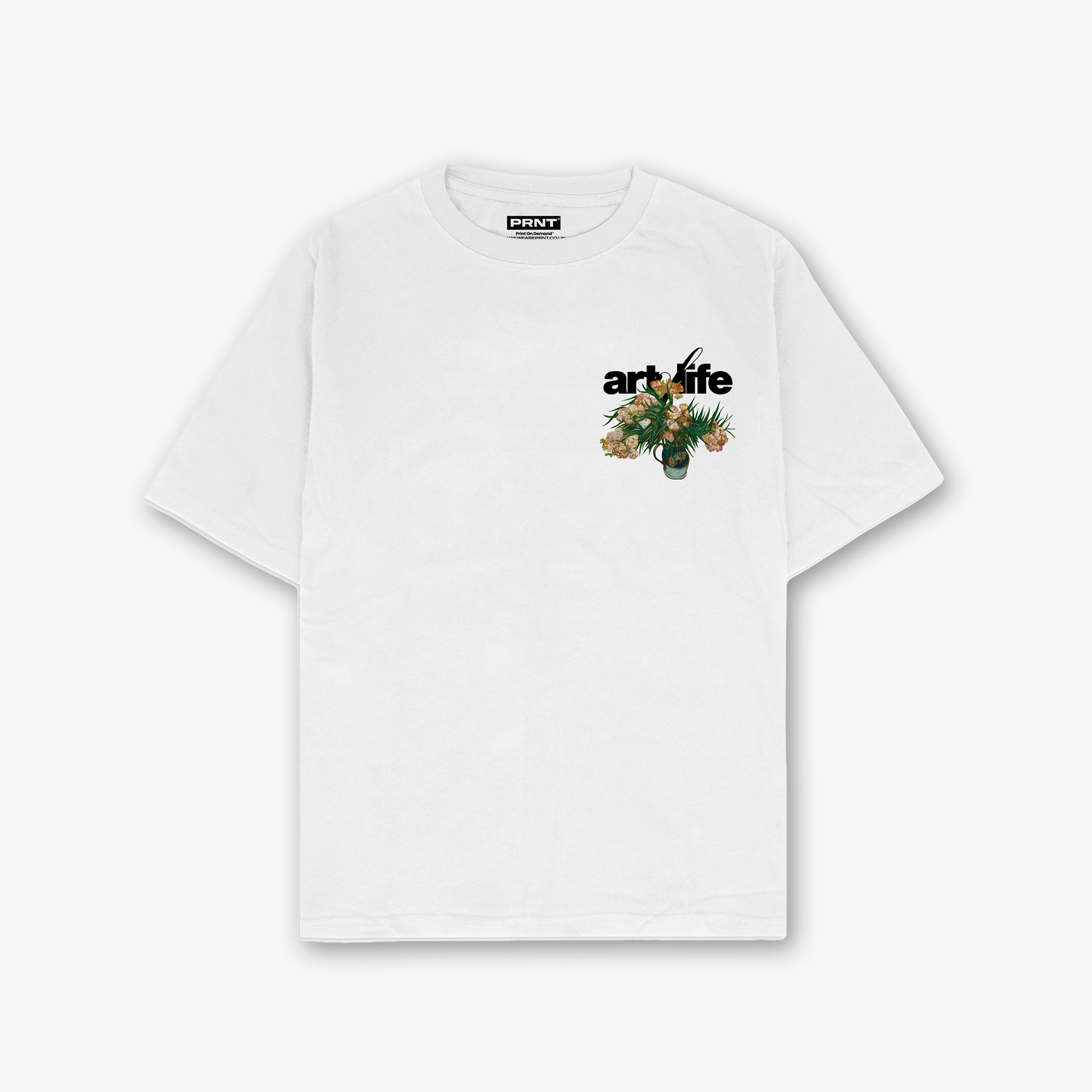 Van Gogh Orleanders Oversized T-Shirt In White