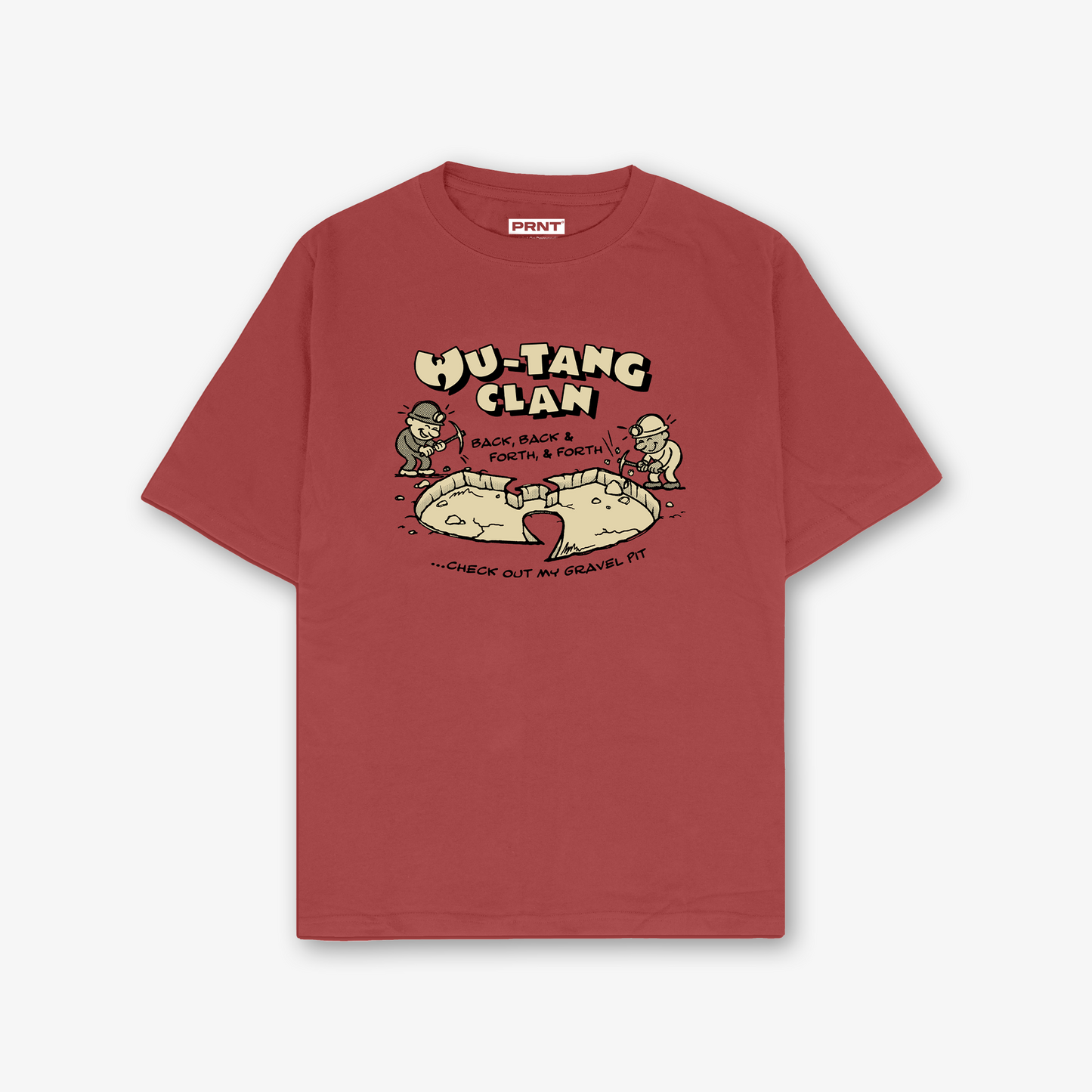 Wu-Tang Gravel Cartoon Relaxed Fit T-Shirt