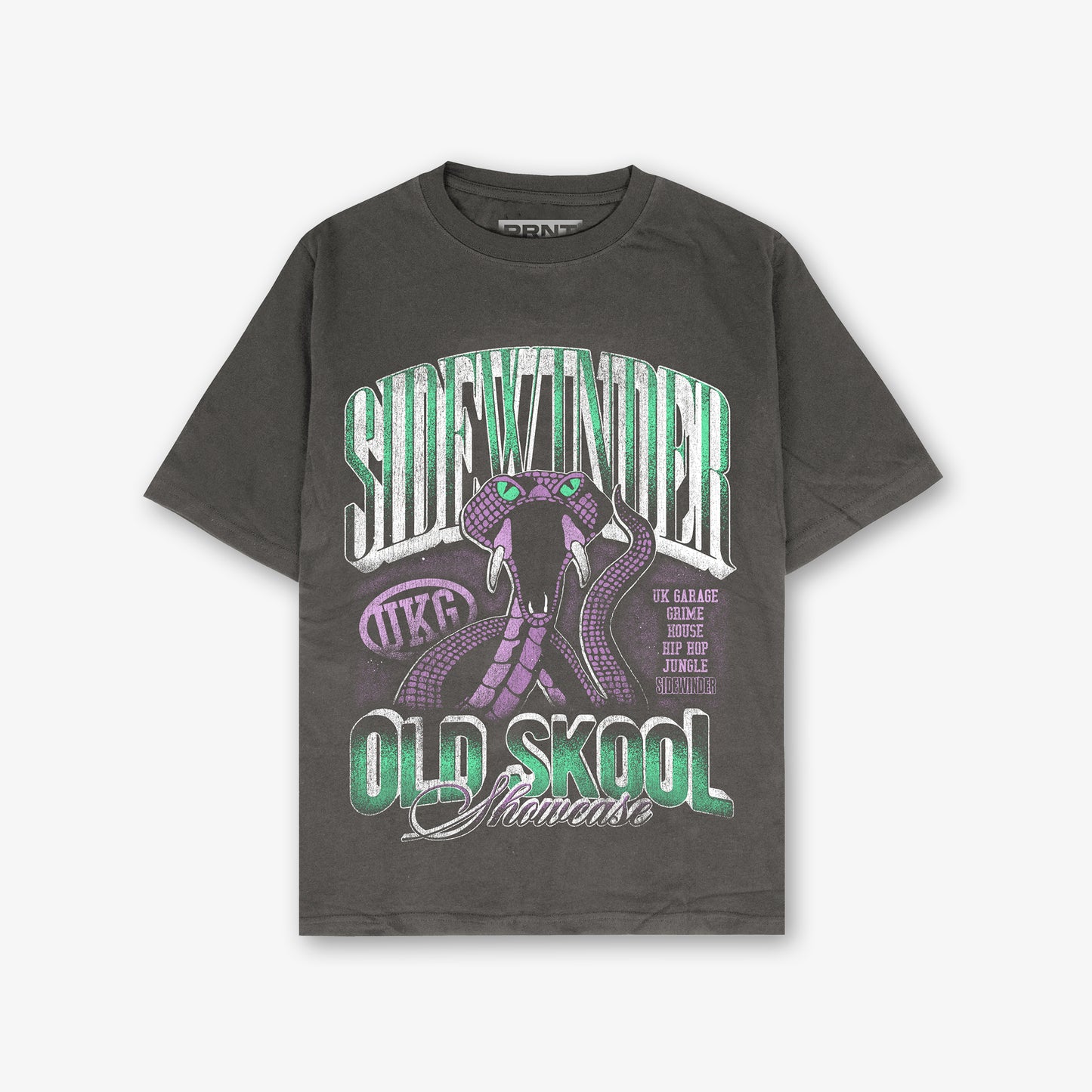 Sidewinder Varsity Front Print Washed T-shirt