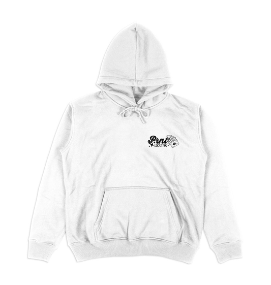 White PRNT Studio Hoodie White