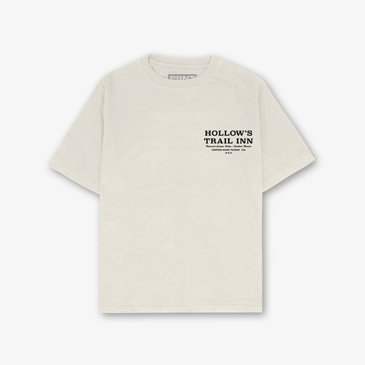 Hollow'S Trail Inn Front And Back Print Washed T-Shirt