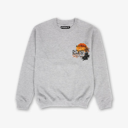 Autumn Sunrise Front And Back Print Classic Sweatshirt