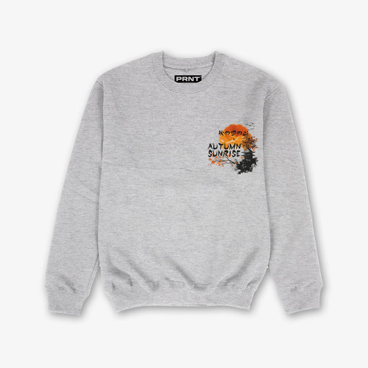 Autumn Sunrise Front And Back Print Classic Sweatshirt