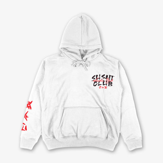 Sushi Club Hoodie Front And Back Print Classic Hoodie