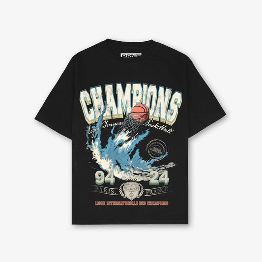 Champions Front Print Oversized T-Shirt