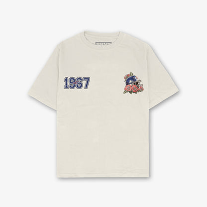 La Champions Front And Back Print Washed T-Shirt