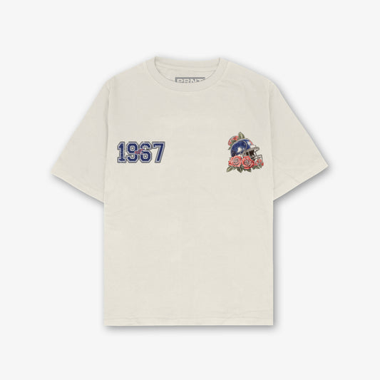 La Champions Front And Back Print Washed T-Shirt