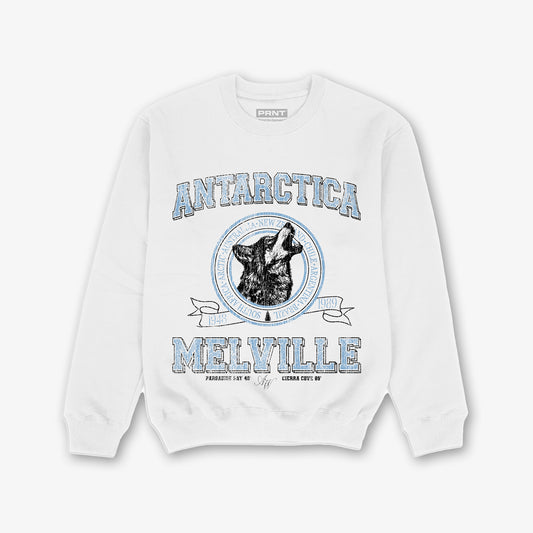 Antarctica Melville Front Print Classic Sweatshirt