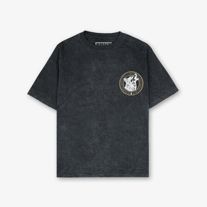 Antarctica Melville Vintage Front And Back Print Washed T-Shirt