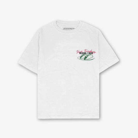 Taco Tuesdays Front And Back Print Oversized T-Shirt