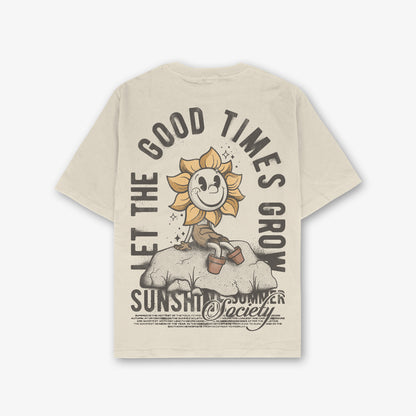 Good Times Graphic T Shirt Front and Back Print