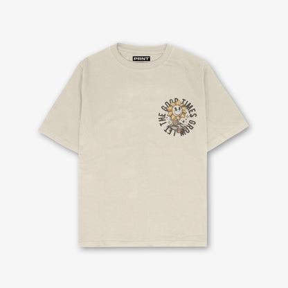 Good Times Graphic T Shirt Front and Back Print