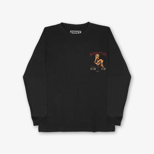 Manhattan Front And Back Print Long Sleeve T-shirt