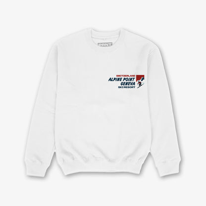 Alpine Point Front And Back Print Sweatshirt