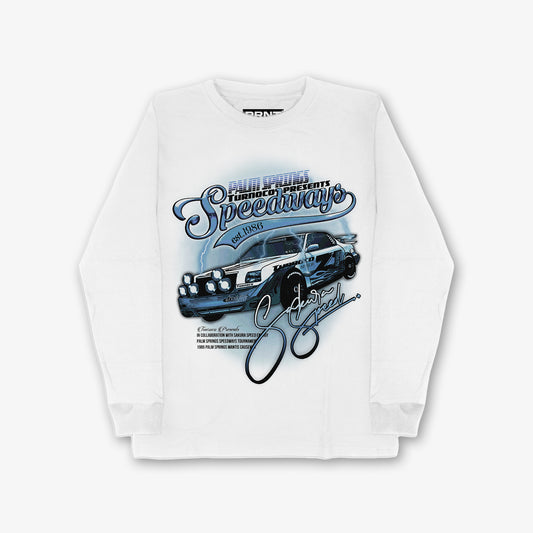 Speedways Front Print Long Sleeve T-shirt