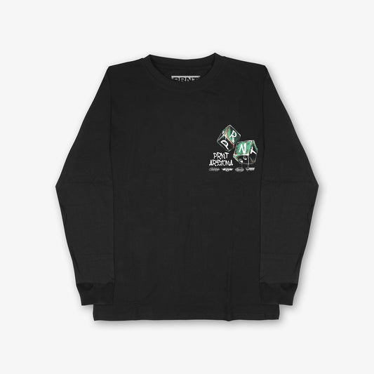 Arizona Dice Front And Back Print Long Sleeve T-shirt