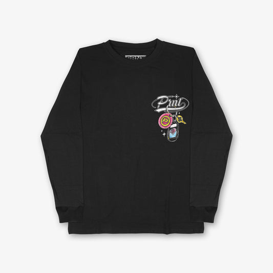 Prnt Car Keys   Front And Back Print Long Sleeve T-shirt