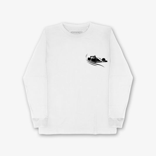 1889 Series Front And Back Print Long Sleeve T-shirt
