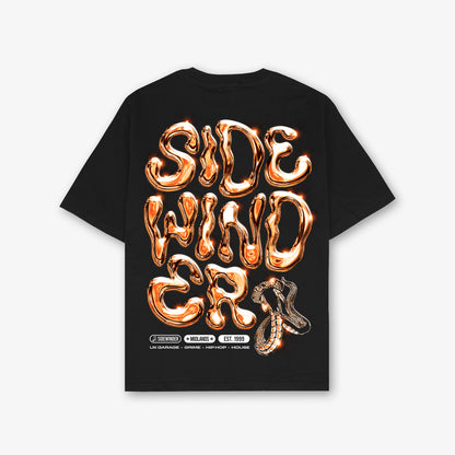 Sidewinder Chrome Front And Back Print Oversized T-Shirt