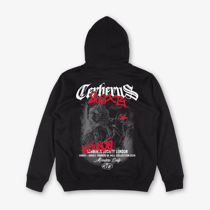 Cerberus Hounds Front Print And Back Print Hood