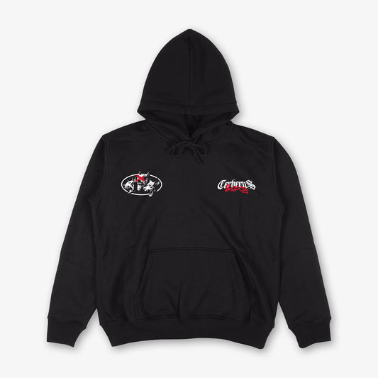 Cerberus Hounds Front Print And Back Print Hood