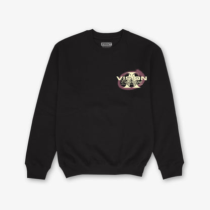 Vision Collective Front Print And Back Print Sweatshirt
