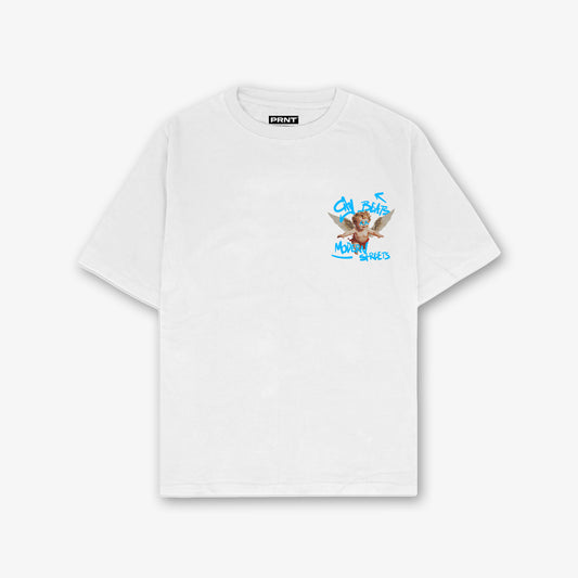 City Beats Front Print And Back Print Relaxed T-Shirt