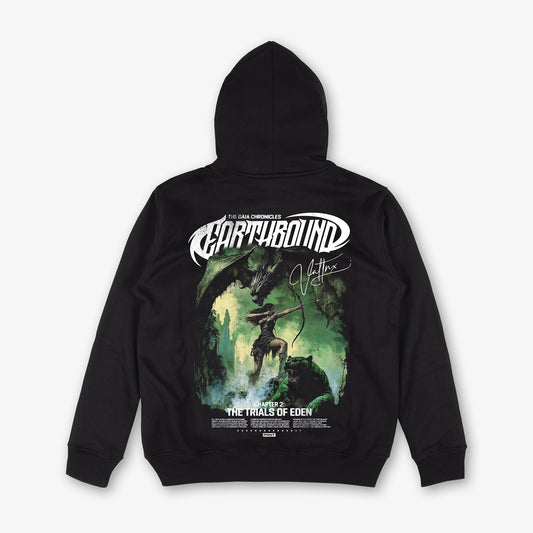 Earthbound Eden Front Print And Back Print Hood