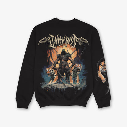 Unchained Front, Back And Sleeve Print Sweatshirt