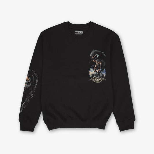 Unchained Front, Back And Sleeve Print Sweatshirt
