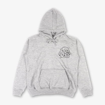 Know Your Signs Grey Front Print And Back Print Hood